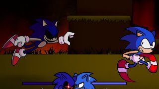 Sonic.exe vs Run Sonic sing Confronting Yourself Encore