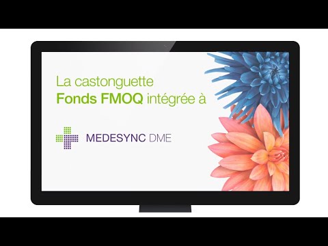 Castonguette Fonds FMOQ intégrée à Medesync