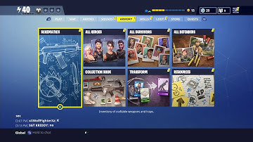 Fortnite using a legendary hero schematic