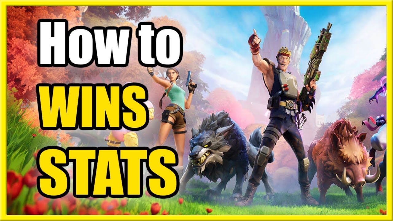 How to See your STATS, WINS & Leaderboards in Fortnite (Easy Tutorial
