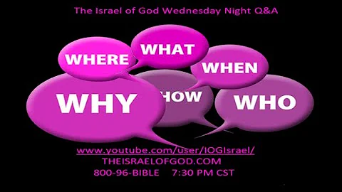 IOG - Wednesday Night Q&A 6/01/2022