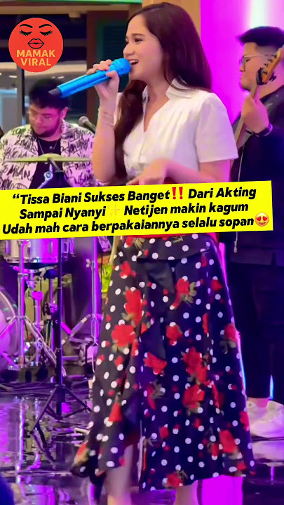 Cool‼️#tissabianiazzahra is reaping praise now as a singer #viralnews #fypindonesia #shorts