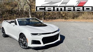 2023 Chevrolet Camaro ZL1 Convertible: POV Start Up, Exhaust, Test Drive, Walkaround and Review