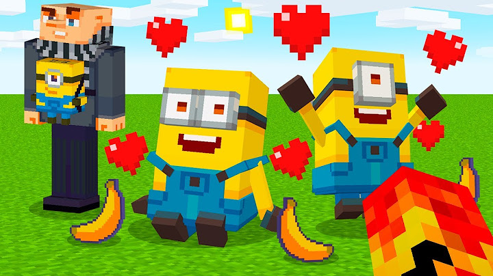 ENCONTREI OS MINIONS DO MEU MALVADO FAVORITO NO MINECRAFT
