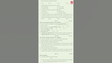 11th Std Physics | First Mid -Term Test 2024 | Model Question Paper | Original Pattern