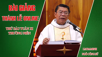BÀI GIẢNG THÁNH LỄ ONLINE THỨ SÁU TUẦN XI THƯỜNG NIÊN - LM ĐAMINH  NGÔ CÔNG SỨ