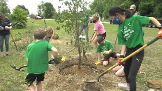 Tree Planting Day at Central Park South