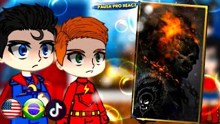 Justice League Reacting To Ghost Rider As New Member Of The League | Dc | Gacha Club/Life