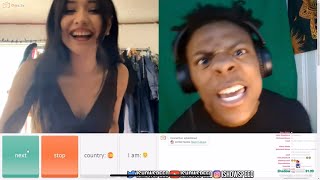Ishowspeed Goes Crazy After Girl Says Messi Is Better Than Ronaldo omegle Stream