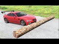 Mobil vs Fallen Tree #01 - BeamNG Drive