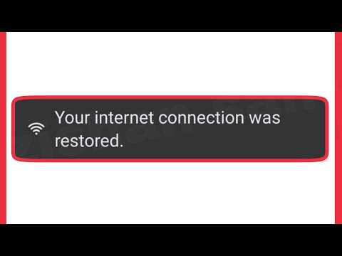 Facebook Your internet connection was restored. problem solve