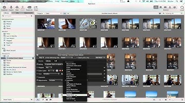 How to Change the Settings for Smart Albums in Aperture : Apple Aperture