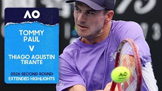 Tommy Paul v Thiago Agustin Tirante Extended Highlights | Australian Open 2026 Second Round screenshot 1