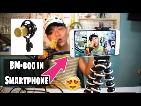How to use BM-800 Condenser Using Smartphone for Video Recording