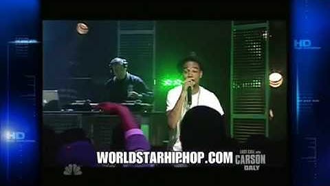 Kid Cudi Short Intro & Performs Day N Night On Late Night With Carson! HD Quality  [Video + Lyrics]