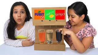 شفا و سوسو فتحوا ماكينة عصيرات !Shfa new Funny stories about Toys for children