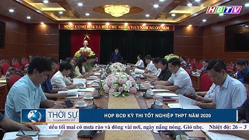 Hòa Bình: Họp BCĐ kỳ thi tốt nghiệp THPT năm 2020