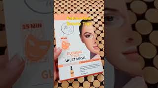 Sheet Mask || Face glowing Serum , Sheet Mask with Vitamin C