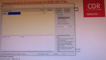 Video Guide: How to easily update firmare from PC on UGOOS AM6 S922X Android 9.0 TV Box