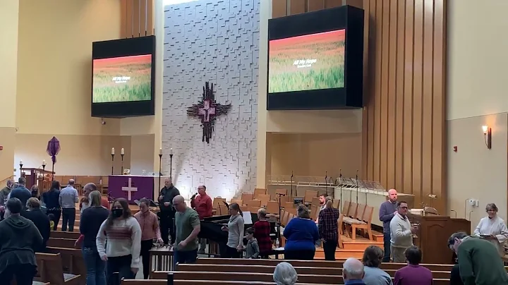 Mark Wencl and Terry Niemann singing All My Hope a...