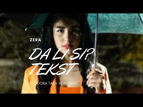 Zera – Da li si? [Tekst/Lyrics]