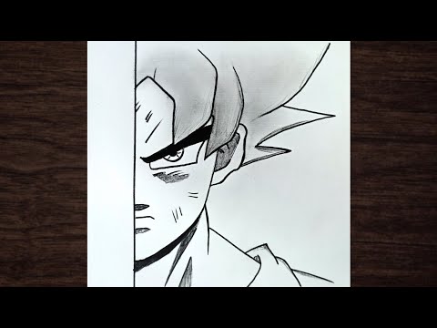 رسم انمي سهل تعلم رسم غوكو من دراغون بول بسهولة للمبتدئين خطوة بخطوة
