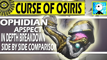 Destiny 2 Ophidian Aspect breakdown in depth analysis - These gloves are good