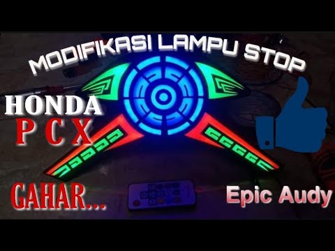 MODIFIKASI LAMPU STOP HONDA PCX SPECIAL... - YouTube