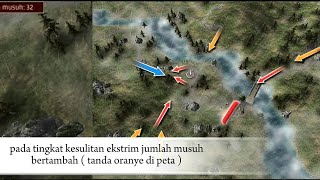 Hex commander: Fantasy Heroes Walkthrough. Misi "Kabar buruk" kesulitan: mudah, sulit ekstrim screenshot 4