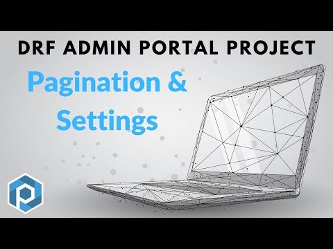 DRF Admin Portal: Configuring Pagination and Settings