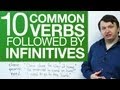 10 common verbs followed by infinitives - English Grammar for Beginners