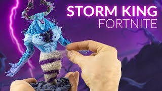 Building the STORM KING with CLAY & WOOL (Fortnite)