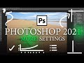 Photoshop 2021 // More Settings, Workspace Tool Tips