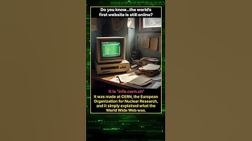 Do you know… the world’s first website is still online? Yes It is “info.cern.ch”  | #top5 #facts