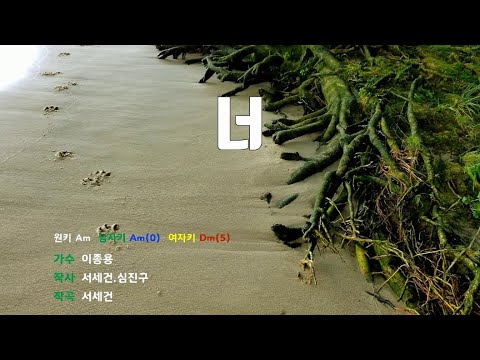 [은성반주기] 너 - 이종용 /MR/가사