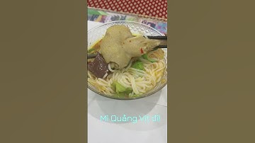 Mì Quảng vịt, món ăn của team không ăn hành, nhưng có đậu phộng ạ #muine #travel #dulich #dacsan