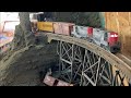 1387 sp 3509 on shady ck tressel on the n scale southern pacific oregon division