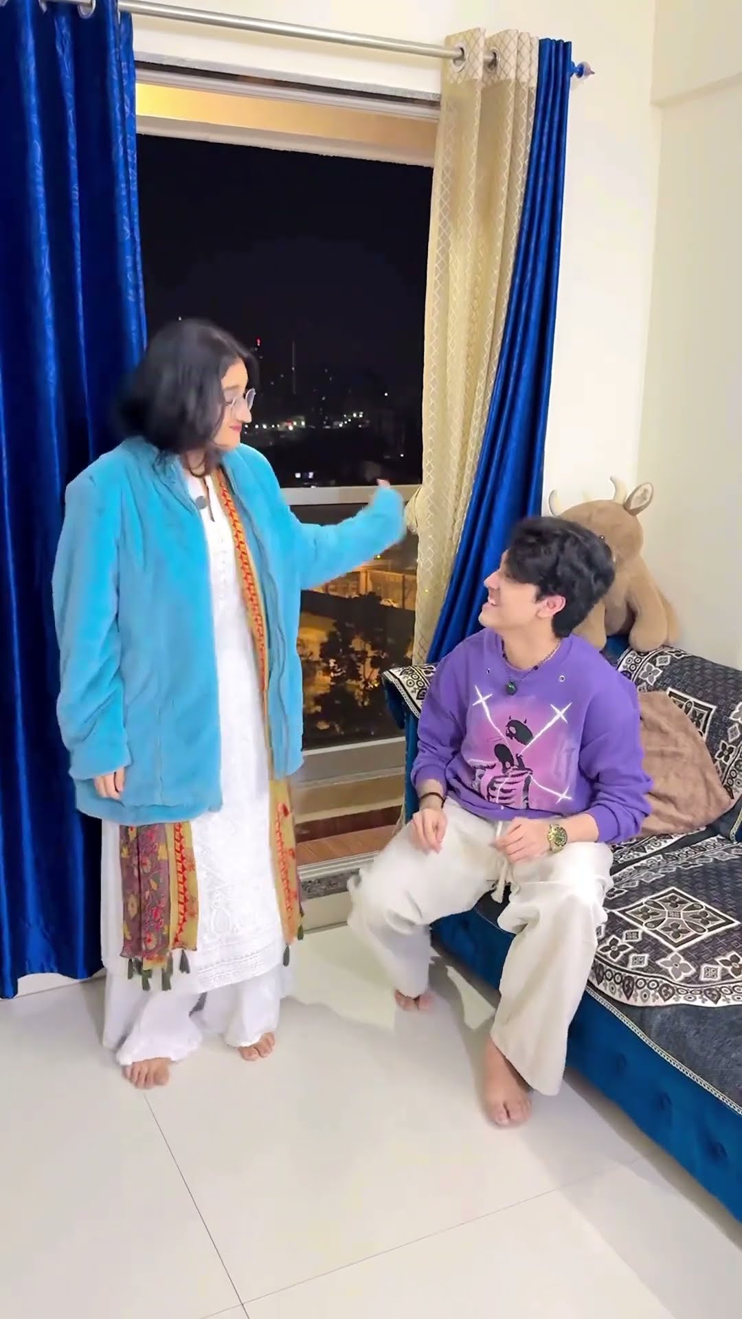 Ab se compliment nahi dunga?#zidaanshahidaly #brothersister #shorts
