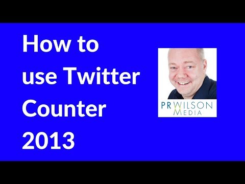 How to use Twitter Counter to track your Twitter stats
