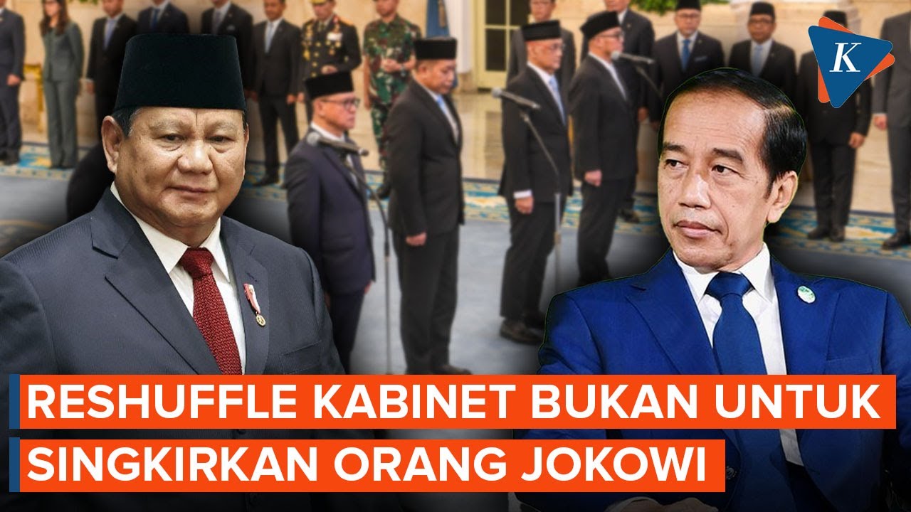 Pemerintah Bantah Reshuffle Kabinet untuk Singkirkan "Orang Jokowi"