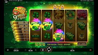 🍀🍀Let’s give 9 Pots of Gold another spin not played for a while, was it worth it , I think it was🍀🍀 screenshot 5
