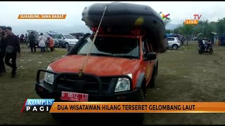 Wisatawan Terseret Ombak Laut Pelabuhan Ratu, 2 Hilang