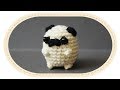 Вязаный мопс амигуруми. Crochet pug amigurumi.