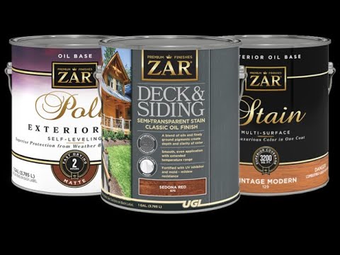 ZAR® Deck & Siding Semi-Transparent Stain