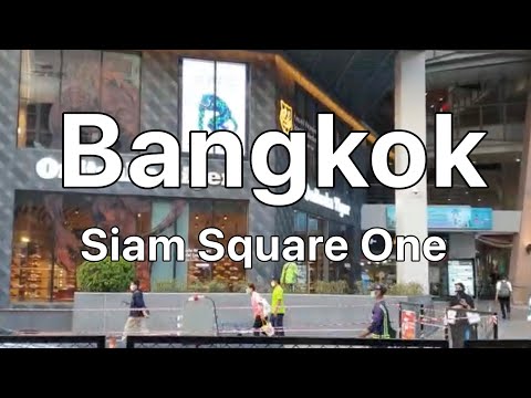 Walking in Bangkok Siam Square One | Shopping Centre Thailand | Walk Travel