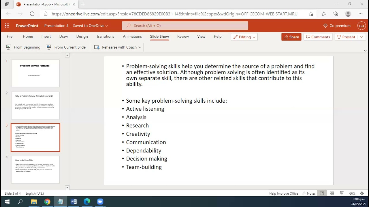 Soft Skill- Problem Solving Attitude