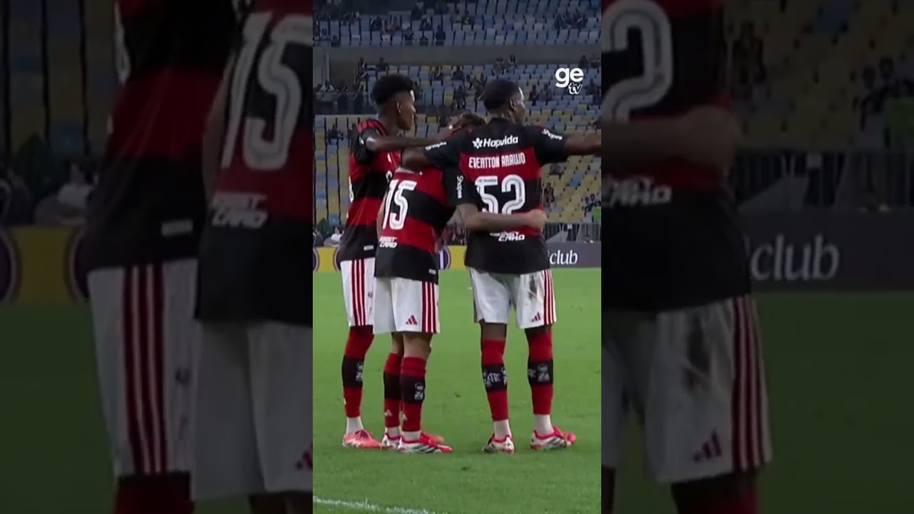 GOLAÇO DE CARRASCAL PARA O FLAMENGO! 🔴⚫ | #shorts | ge tv