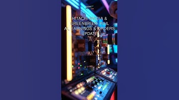 Hitachi-NVIDIA & Greenbrier: Rail AI, Earnings & Orders Update