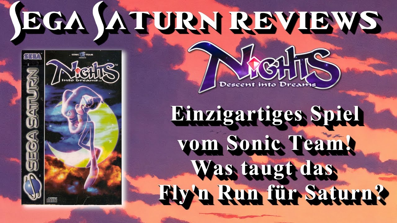 Notice Seule Du Jeu Nights Into Dreams... Pour Sega Saturn - État Correct