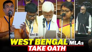 WATCH : West Bengal MLAs take oath | Assembly | BJP | TMC |Governor R.N. Ravi | Suvendu Adhikari